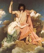 Jean-Auguste Dominique Ingres Thetis bonfaller Zeus oil painting